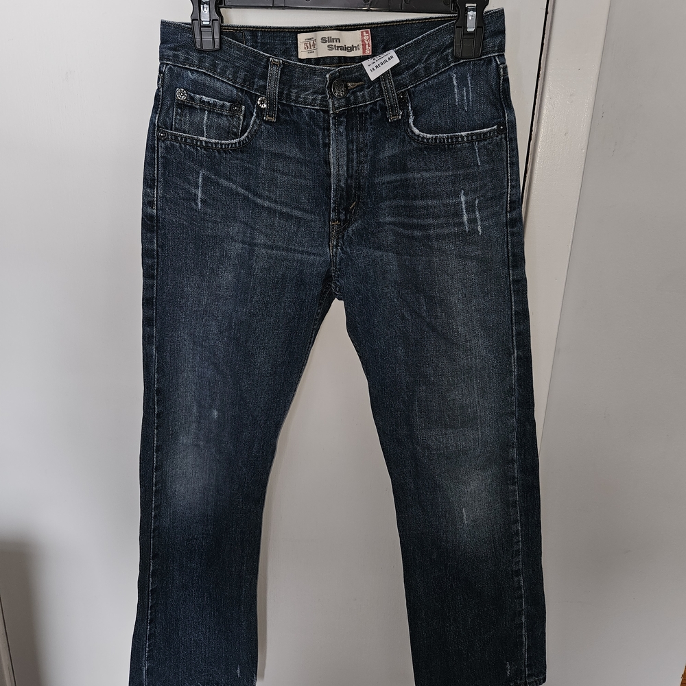 Levi's Women's Straight Leg Jeans - Dark Blue